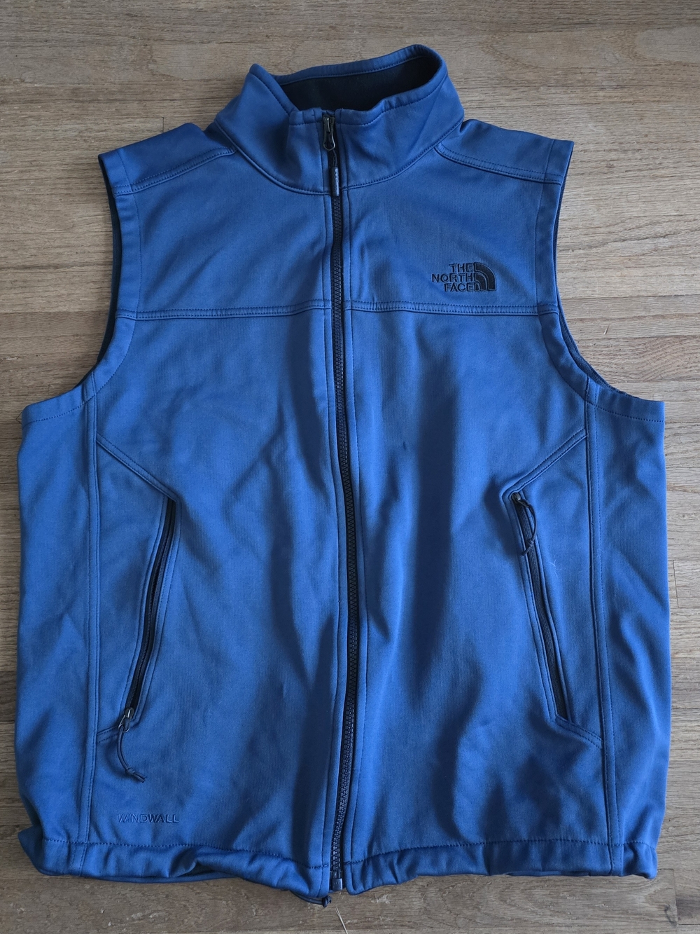 The North Face Men's Blue Softshell Vest